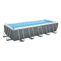Piscina estructurada 640 x 274 x 132 cm, ideal para relajarse en el jardín