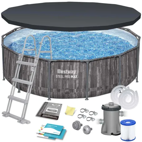 Piscina de jardín 427 x 107 cm 11 en 1 Bestway 5614Z para disfrutar al aire libre
