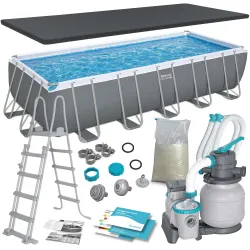 Piscina Marco Jardín 640 x 274 x 132 cm 12-in-1 Bestway 5612B