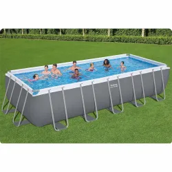 Ideal para niños, piscina con estructura 640 x 274 x 132 cm