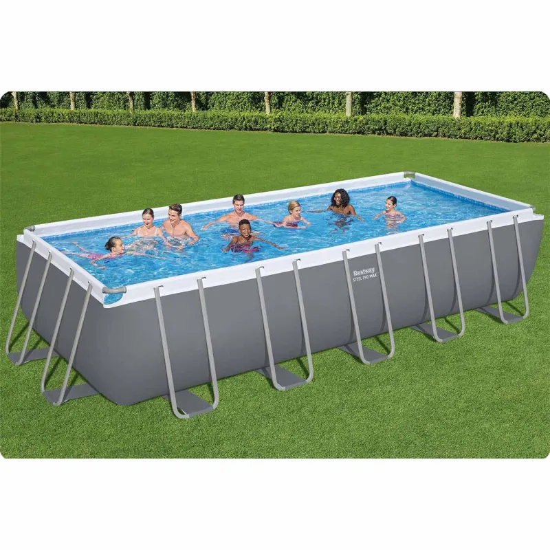 Ideal para niños, piscina con estructura 640 x 274 x 132 cm