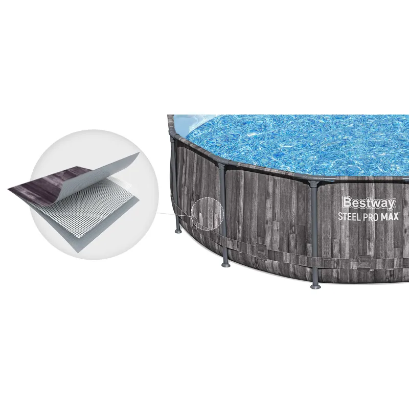 Estructura resistente para piscina 427 x 107 cm al aire libre