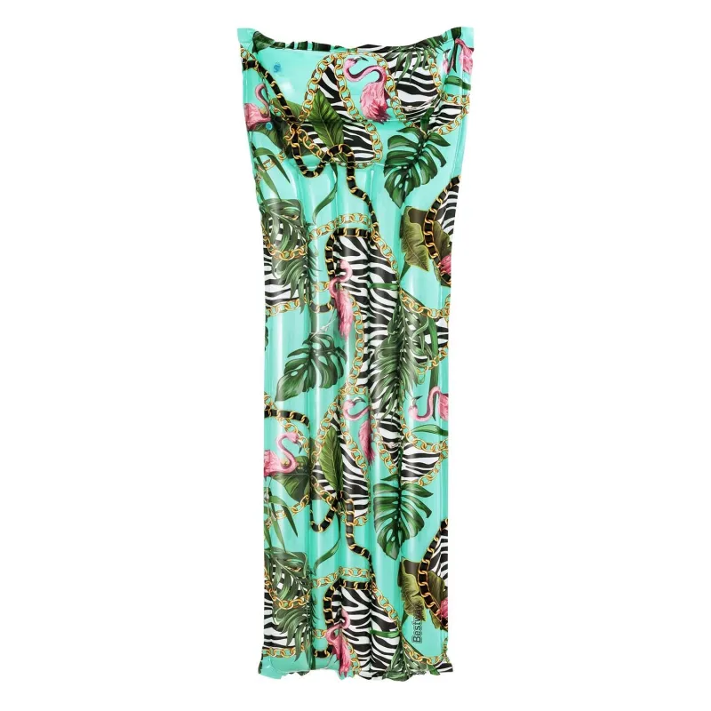 Colchón de natación Jungla, ideal para el jardín o la playa