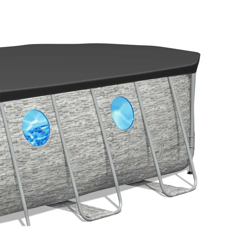Piscina de jardín con material duradero 549 x 274 x 122 cm Bestway 56716N