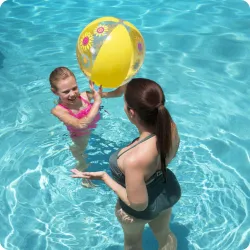 Pelota de playa impermeable 51 cm Bestway 31036, para uso en la playa y la piscina