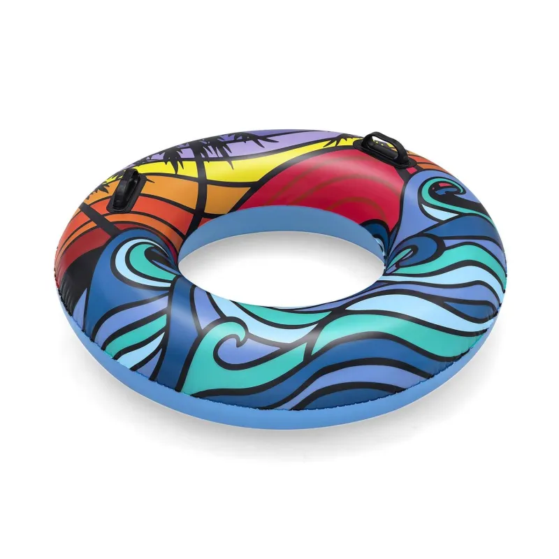 Flotador azul resistente, ideal para que los niños disfruten en el agua