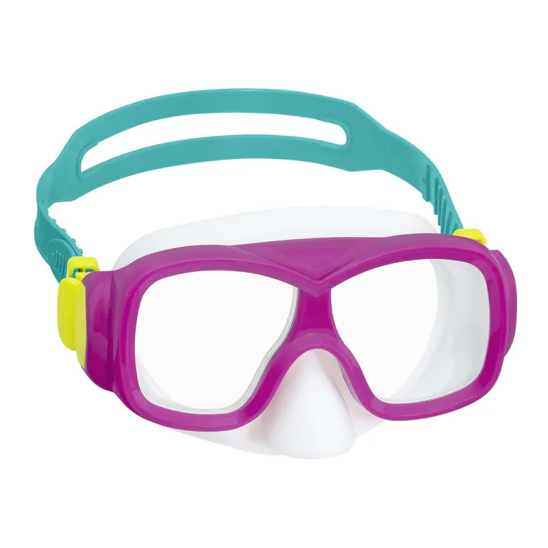 Máscara de natación rosa-turquesa Bestway 22039, ideal para divertirse en el agua