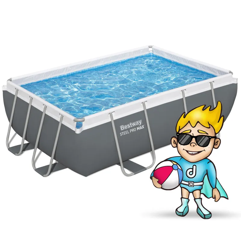 Piscina de jardín azul 282 x 196 x 84 cm Bestway 56629N