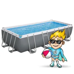 Piscina de jardín 549 x 274 x 122 cm, ideal para la diversión de verano