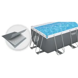 Fácil de montar piscina 412x201x122cm 17en1 para diversión familiar