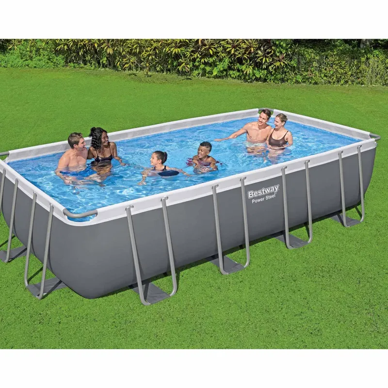 Piscina de jardín con paredes resistentes 549x274x122cm 17-en-1