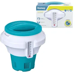 Gran flotador de piscina con dosificador químico Bestway 58701