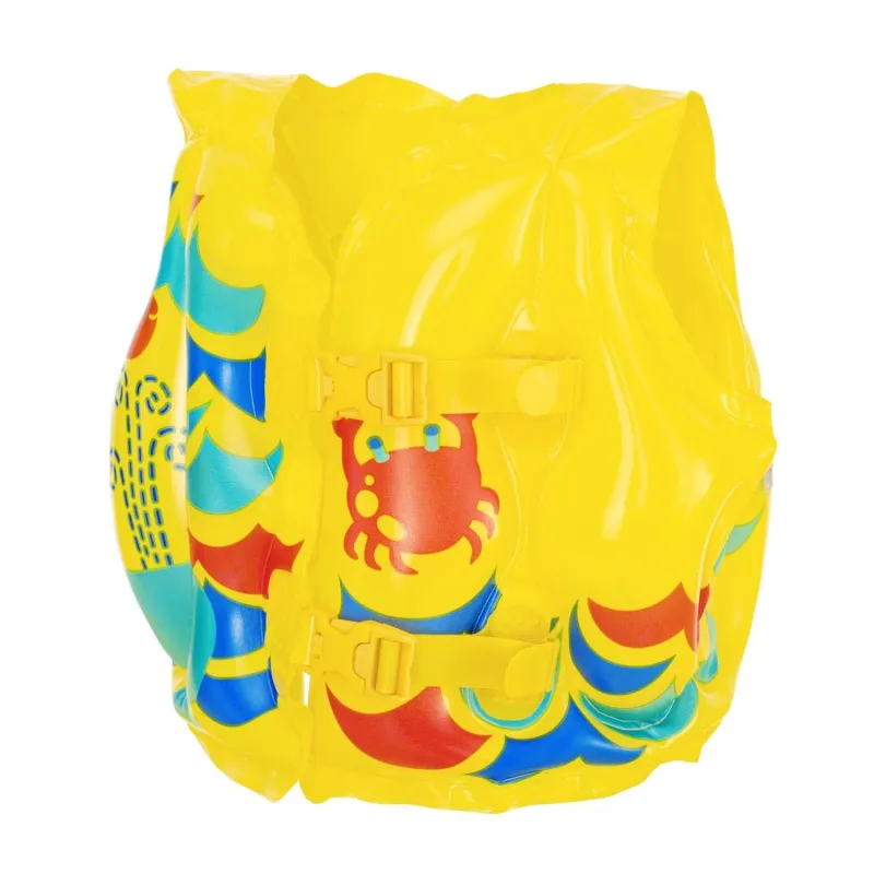 Chaleco de aprendizaje tropical elegante para niños, colores brillantes