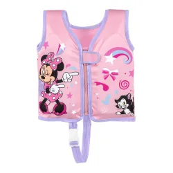 Chaleco de aprendizaje natación Minnie, en rosa, ideal para la diversión en la piscina