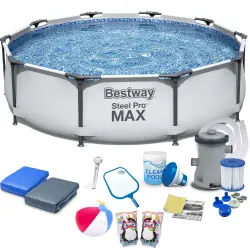 Bestway 56406 piscina desmontable 305 x 76 cm, material resistente, piscina de jardín