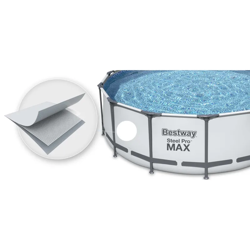 Piscina desmontable 305 x 76 cm, resistente a la intemperie, ideal para relajarse
