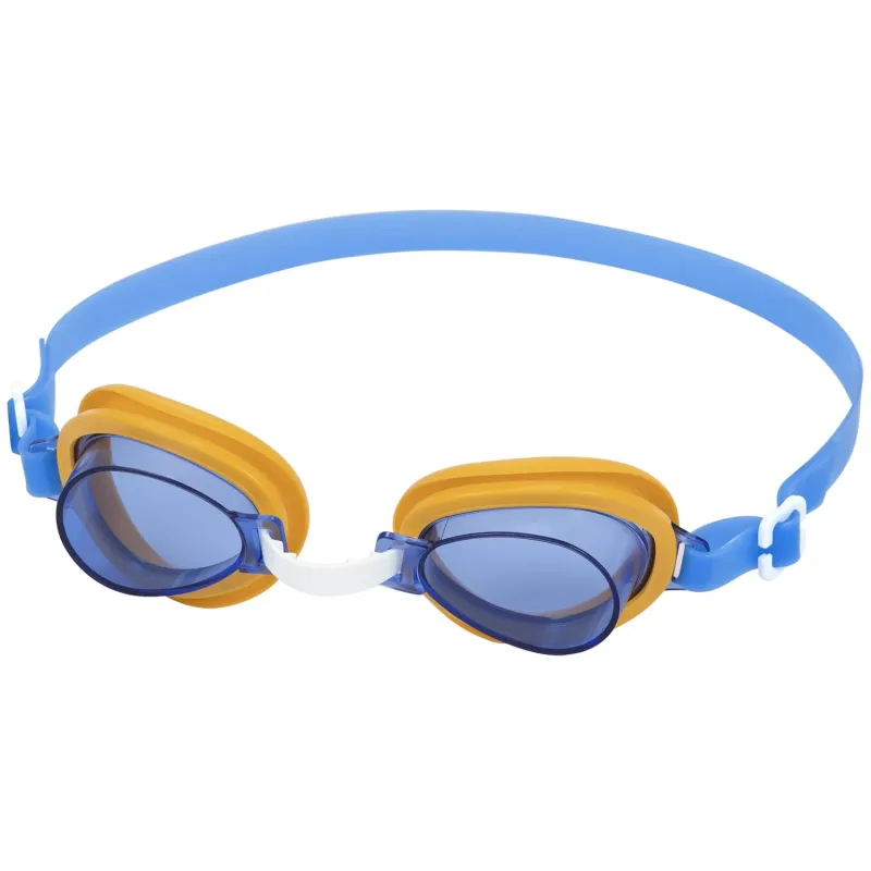 Gafas de natación azules, perfectas para los días de verano en la piscina