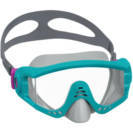 Máscara de natación turquesa Bestway 22044, perfecta para jugar en el agua
