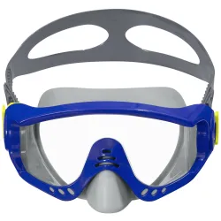 Máscara de natación cómoda azul, ideal para niños y diversión en el agua