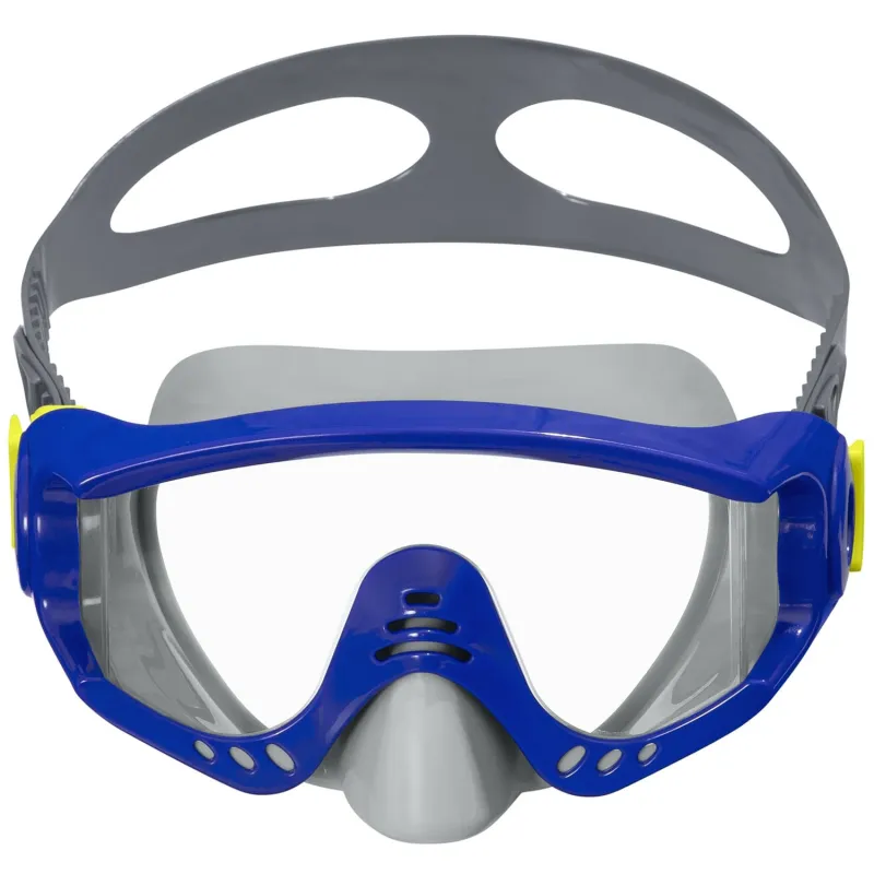 Máscara de natación cómoda azul, ideal para niños y diversión en el agua