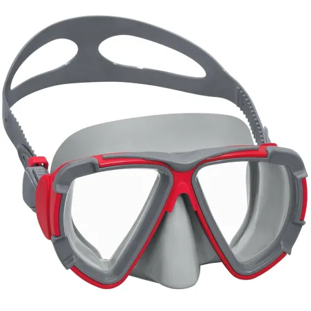 Máscara de natación roja Bestway 22052, ideal para juegos en el agua