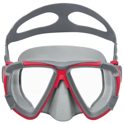 Máscara de natación roja Bestway 22052, hecha de materiales duraderos