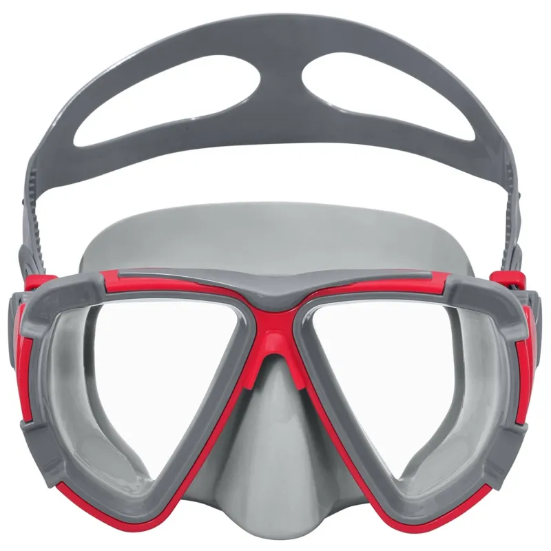 Máscara de natación roja Bestway 22052, hecha de materiales duraderos