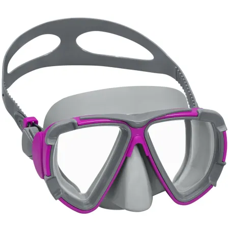 Máscara de natación púrpura Bestway 22052, ideal para juegos acuáticos y natación