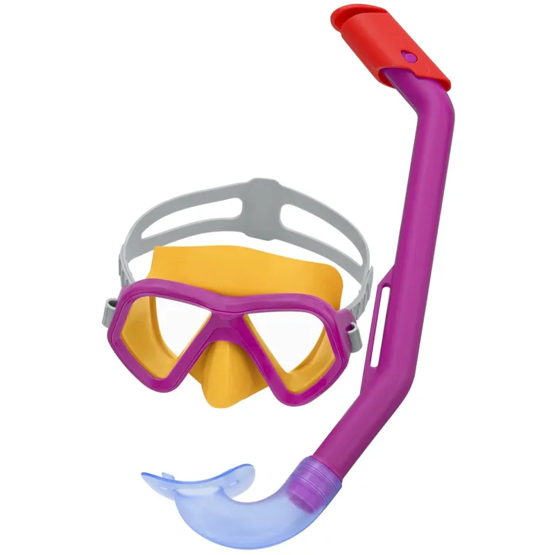 Set de buceo rosa Bestway 24023, fabricado con materiales de alta calidad