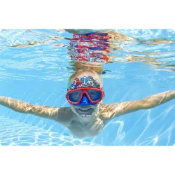 Máscara de natación inflable Spider-Man, perfecta para jugar en el agua