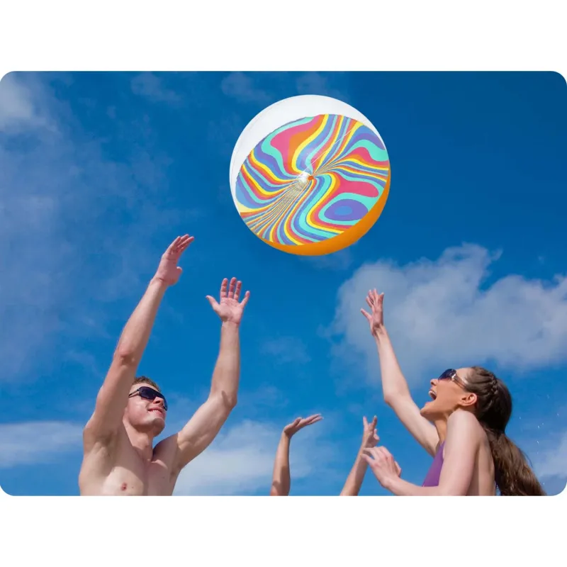 Pelota de playa hinchable 46 cm Bestway 31042, perfecta para diversión en el jardín y en la playa