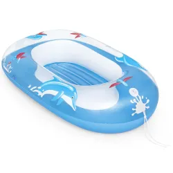 Colchón de playa inflable delfín 102 x 69 cm, colorido para nadar Bestway 34037