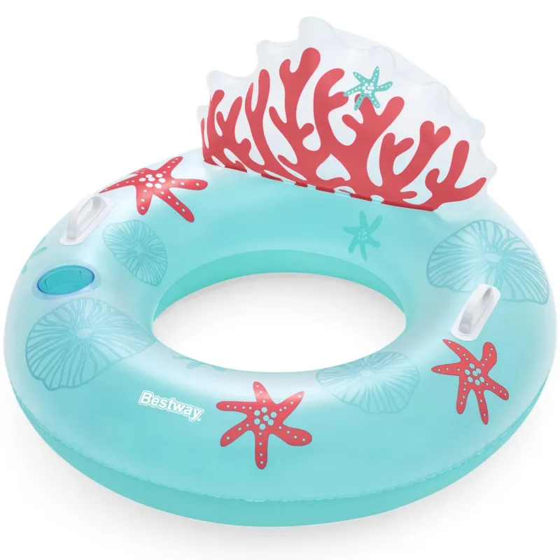 Aro de natación con respaldo, ideal para niños y adultos