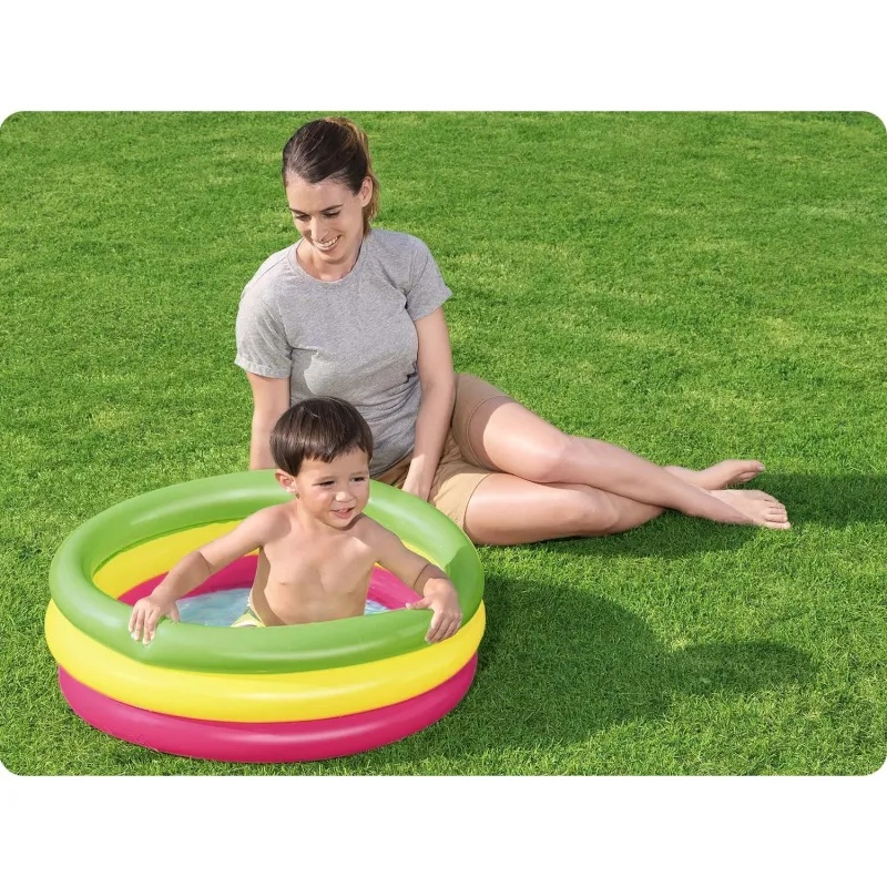 Piscina hinchable 70 x 24 cm, perfecta para la diversión de verano en el jardín