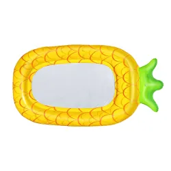 Colchón hinchable piña, perfecto para disfrutar en la piscina
