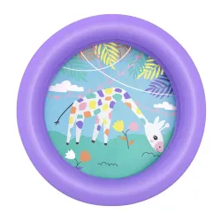 Piscina hinchable 61 x 15 cm turquesa, ideal para disfrutar en el jardín durante el verano