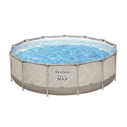 Piscina de Jardín con Estructura 396 x 107 cm 11en1, un toque elegante para tu espacio exterior