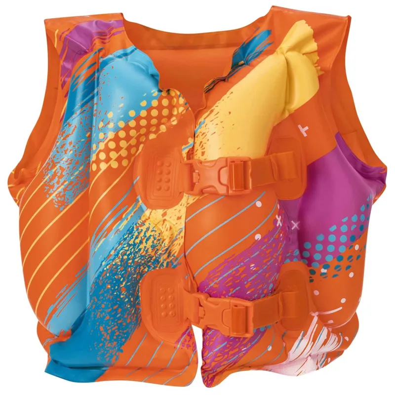 Chaleco de Natación Infantil Bestway 32272, diseños coloridos, alegría de nadar para niños