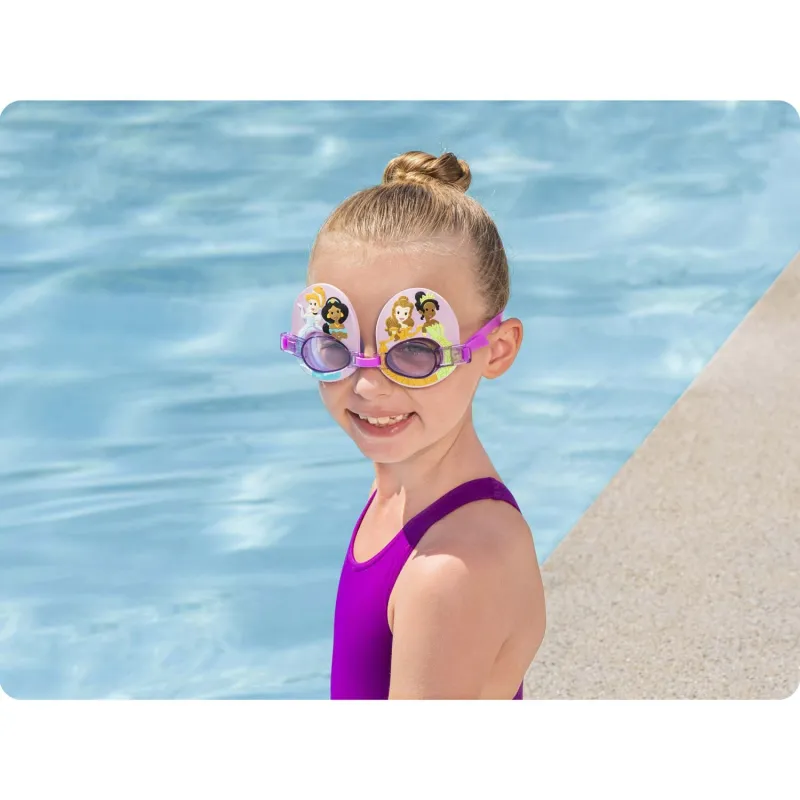 Gafas de natación rosas para niños, elegantes y funcionales para actividades acuáticas
