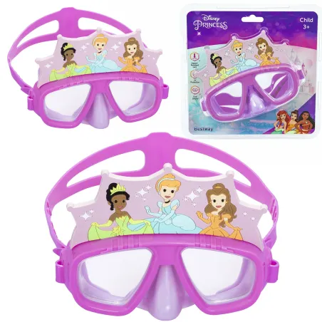 Máscara de natación para niños con diseño de princesa, juguete acuático Bestway 9102X