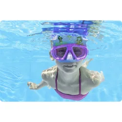 Máscara de natación rosa para niños, perfecta para jugar en el agua Bestway 9102X