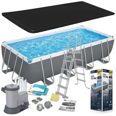 Piscina de Jardín 549 x 274 x 122 cm, perfecta para el verano