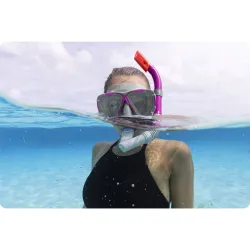Conjunto de buceo púrpura Bestway 24029, fabricado con materiales de alta calidad