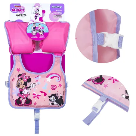 Chaleco de natación Minnie Bestway 9101A, diseño colorido para niños