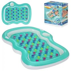 Colchón de Natación Bestway 43045 con diseño inflable cómodo para diversión acuática