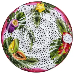 Bestway 43720 Isla Hinchable de Frutas Flotante, juguete acuático vibrante