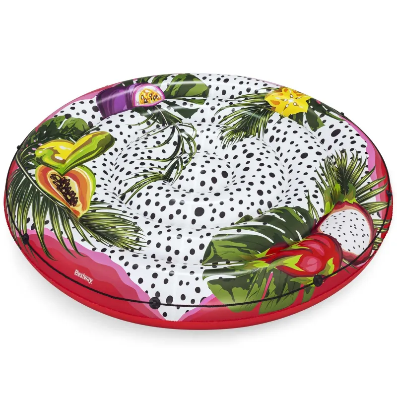 Bestway 43720 Isla Hinchable de Frutas Flotante, hecha de material duradero