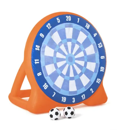 Portería de Fútbol Hinchable Bestway 52307 de PVC resistente para juegos acuáticos