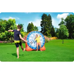 Portería de Fútbol Hinchable Bestway 52307 con superficie suave para disparos fáciles