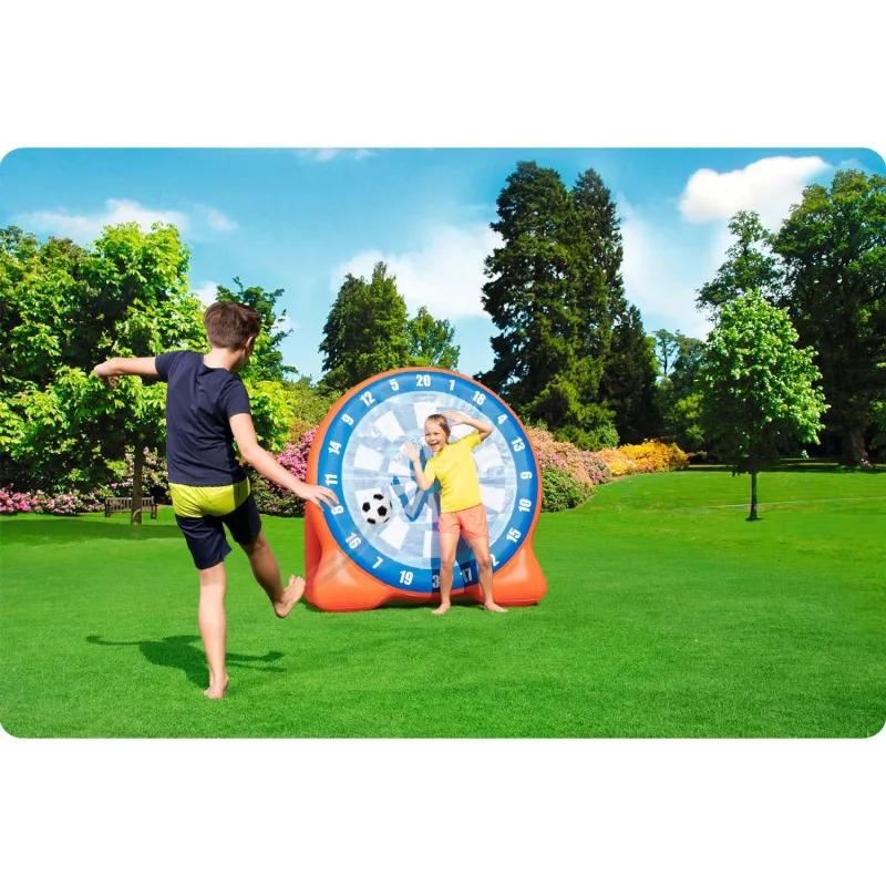 Portería de Fútbol Hinchable Bestway 52307 con superficie suave para disparos fáciles